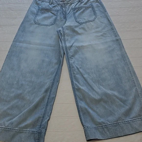 Eric Casual Wide Leg Crop Pants Women's Size 2 - Picture 2 of 13